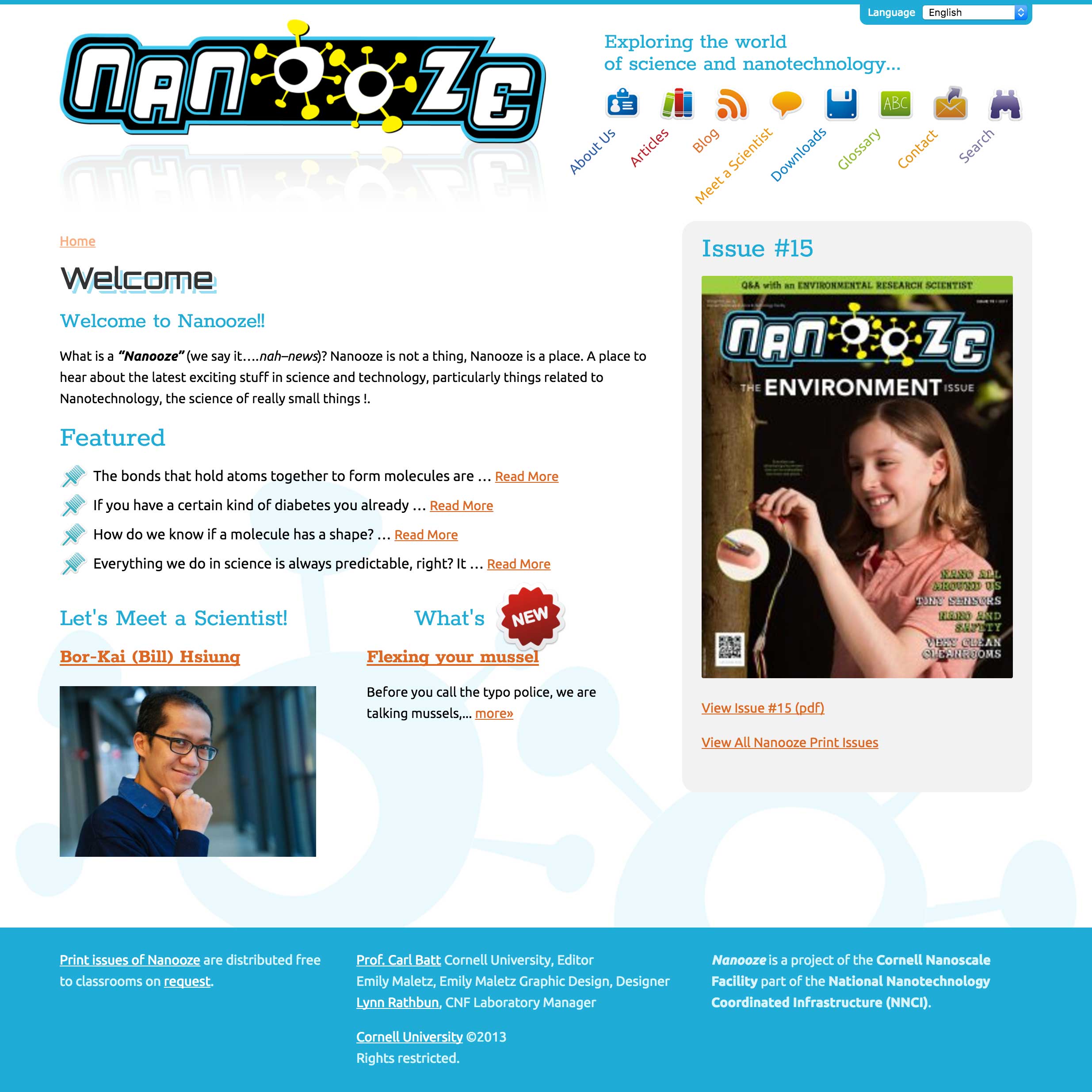 nanooze homepage