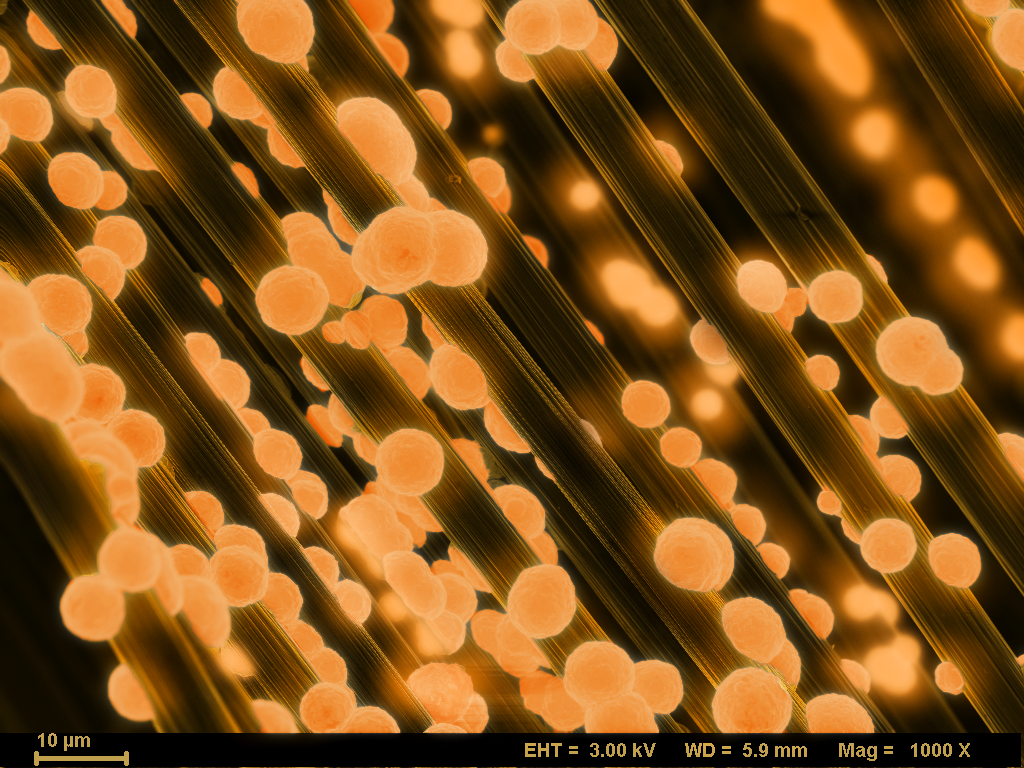 Lava Dew Drops on Obsidian Grass Blades