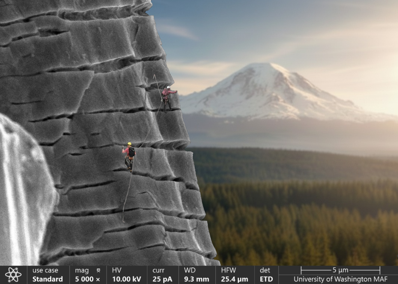 From Cracks to Summits