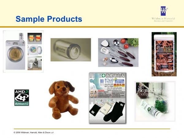 Image of nanotech-based consumer products from Slide Player: https://slideplayer.com/slide/8009690/